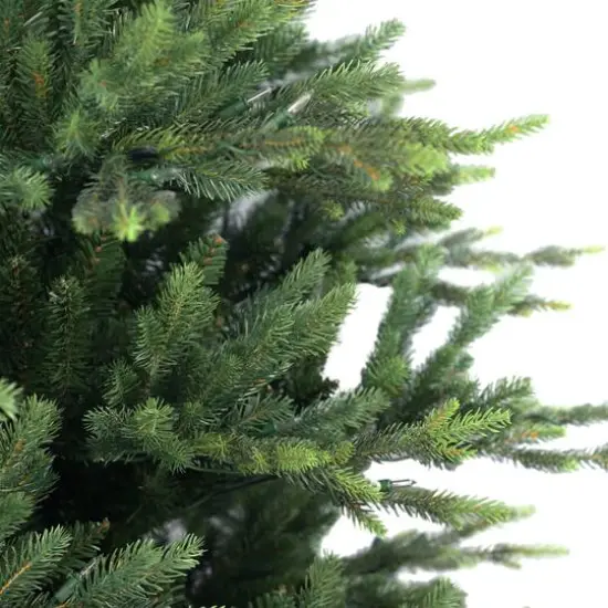 7.5ft. Pre-Lit Chatham Spruce Slim Artificial Christmas Tree, Clear Lights {6}