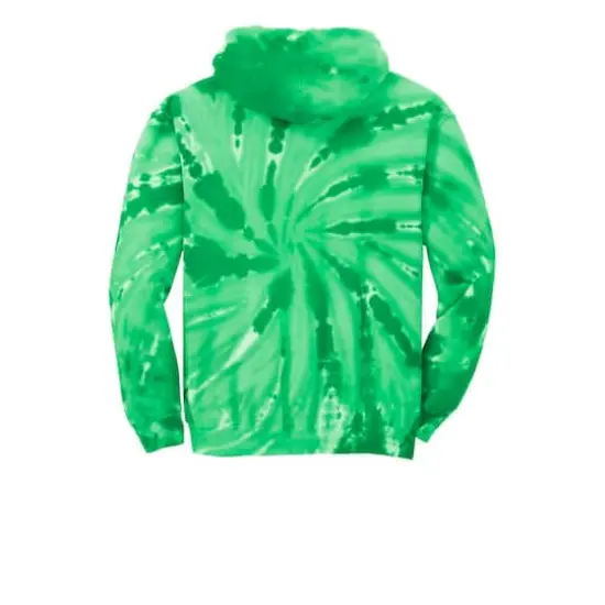 Port & Company&reg; Youth Tie-Dye Pullover Hooded Sweatshirt Kelly {5}