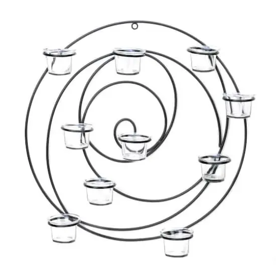 17.25" Hypnotic Candle Wall Sconce {1}