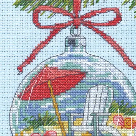 Dimensions&reg; Beach Ornament Counted Cross Stitch Kit {4}