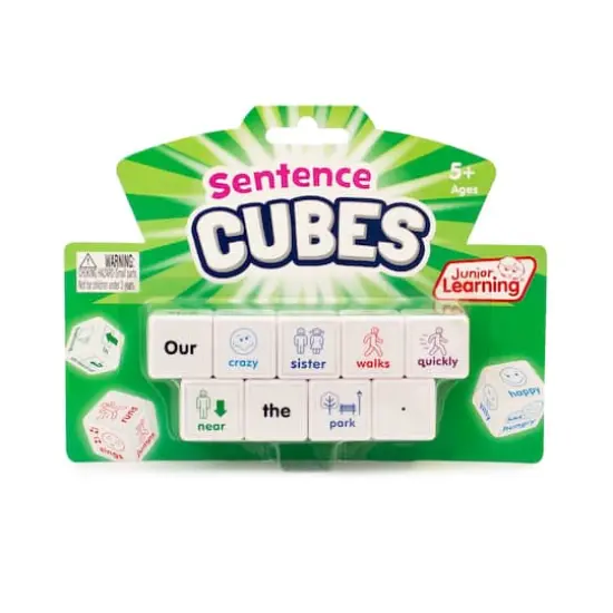 Junior Learning&reg; Sentences Cubes Educational Set {1}