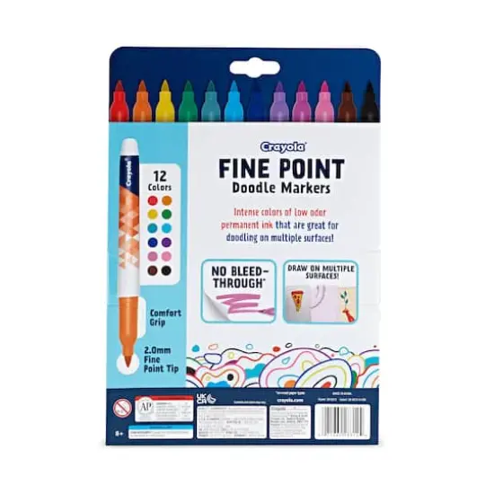 Crayola&reg; Fine Point Doodle Markers, 12ct. {5}