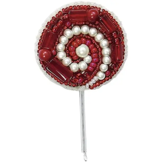 Crystal Art Beadwork Kit For Creating Broоch Lollipop {3}