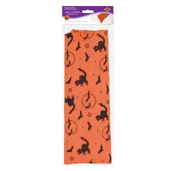 Beistle Halloween Fabric Table Runner {5}