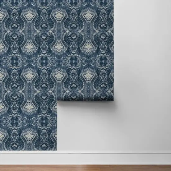 Surface Style Mineral Springs Peel & Stick Wallpaper Indigo {9}