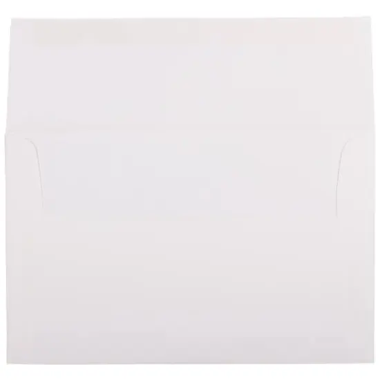 JAM Paper A10 Strathmore Invitation Envelopes, 50ct. Bright White Laid {4}