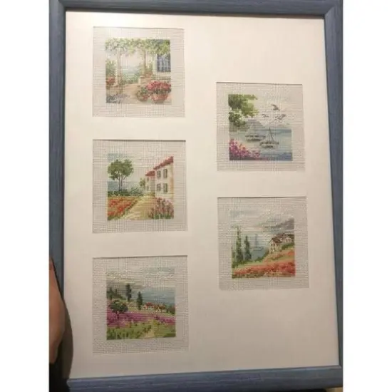 Alisa Lavender At The Sea Cross Stitch Kit {6}