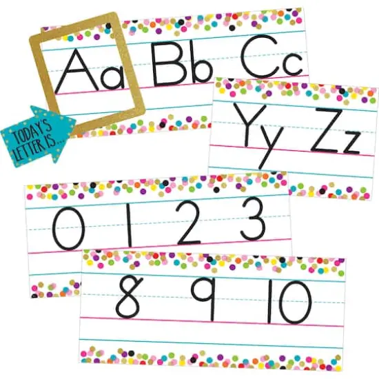 Teacher Created Resources Confetti Alphabet Line {1}