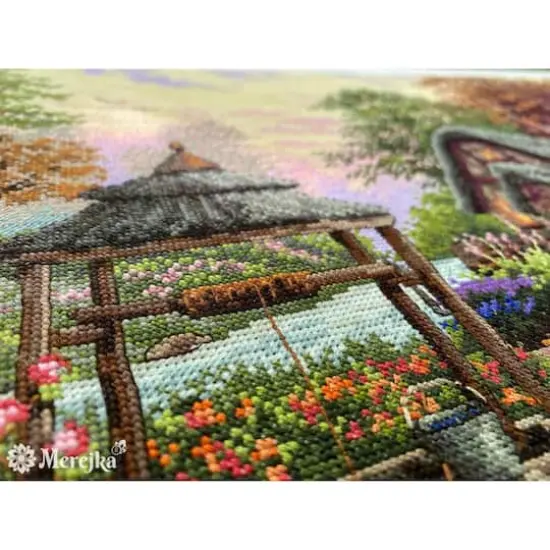 Merejka Make a Wish Cottage Counted Cross Stitch Kit {5}