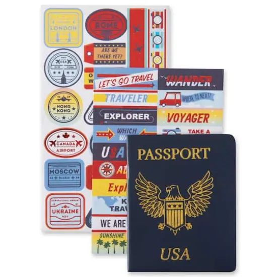 Passport & Travel Stickers by Recollections&trade; {4}