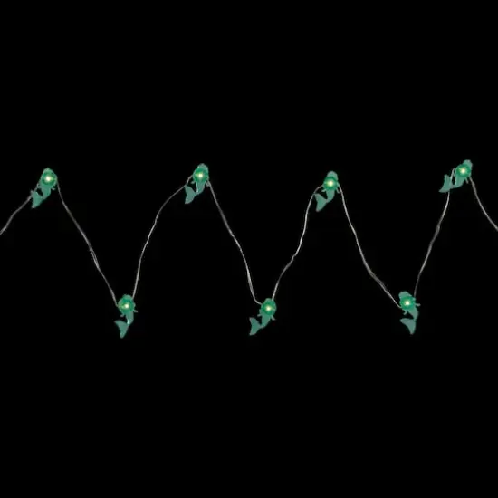 10ct. LED Teal Mermaid Fairy Lights Set {3}