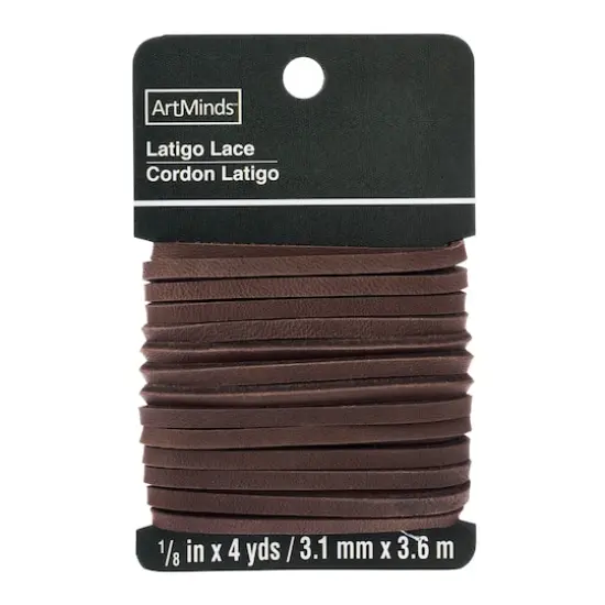 Latigo Lace by ArtMinds&trade;, 4yd. Dark Brown {1}