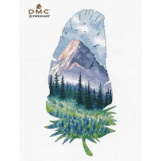 Oven Mountain Landscape-2 Cross Stitch Kit {1}