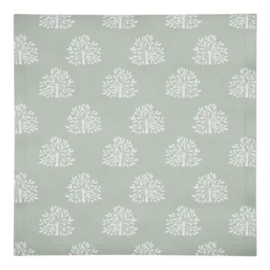 Blooming Bush Cotton Twill Napkin Sage {1}