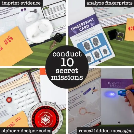 The Young Scientists Club Top Secret Spy Science Kit {4}