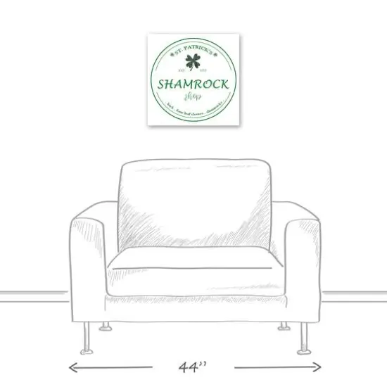 Shamrock Shop 16" x 16" Canvas Wall Art {6}