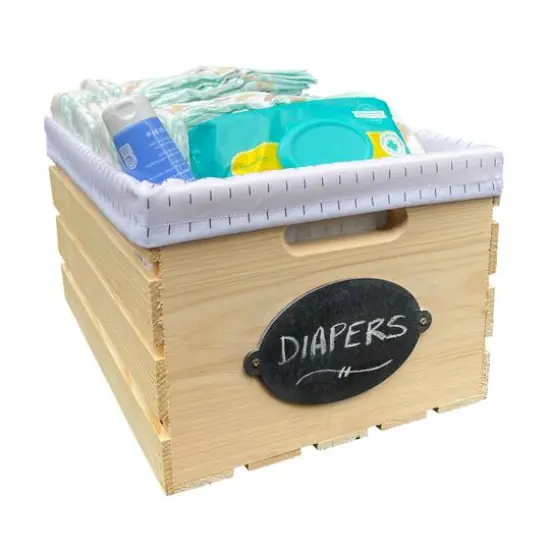 Surface Appeal&trade; 18" Crate Liner White/Black Dash {3}