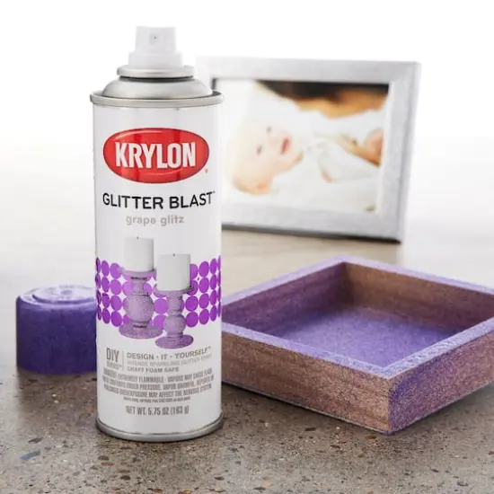 Krylon&reg; Glitter Blast&trade; Grape Glitz {4}