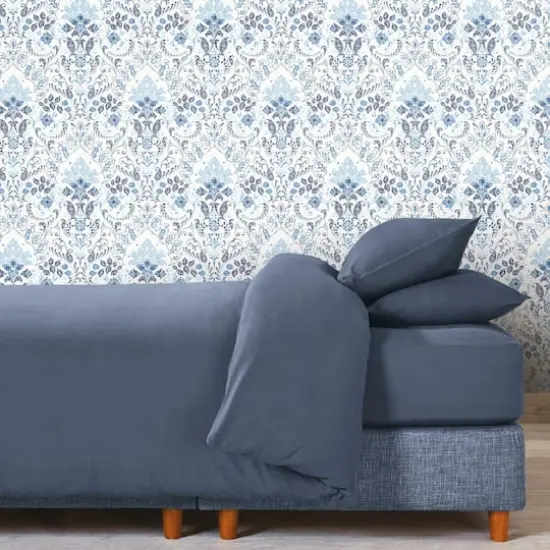 RoomMates Persian Damask Peel & Stick Wallpaper Blue {4}