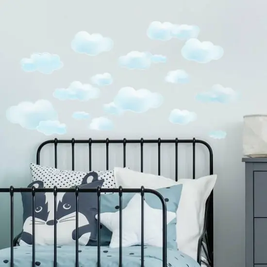RoomMates Clouds Peel & Stick Wall Decals {3}