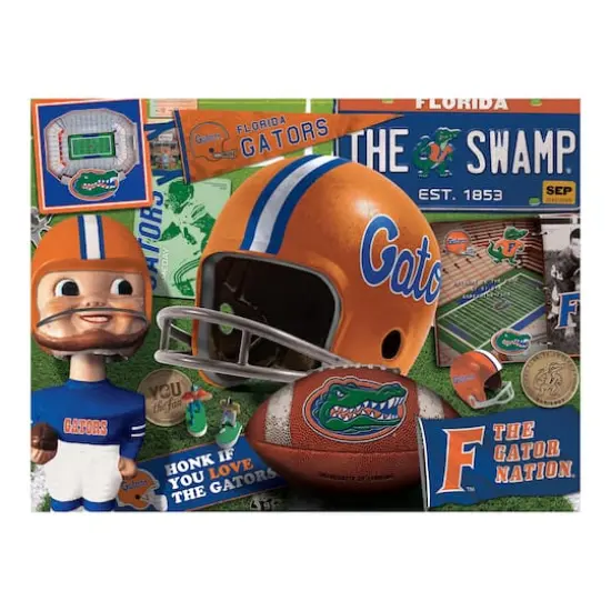 College Team Retro Series 500 Piece Puzzle Florida Gators {5}