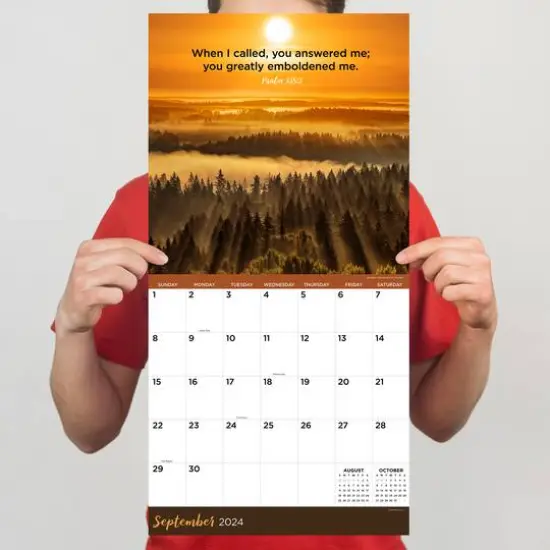 TF Publishing 2024 Psalms Wall Calendar {6}