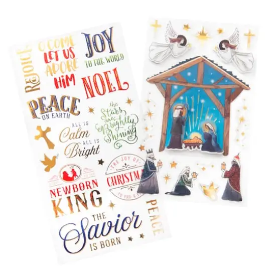 Religious Christmas Sticker Pack by Recollections&trade; {4}