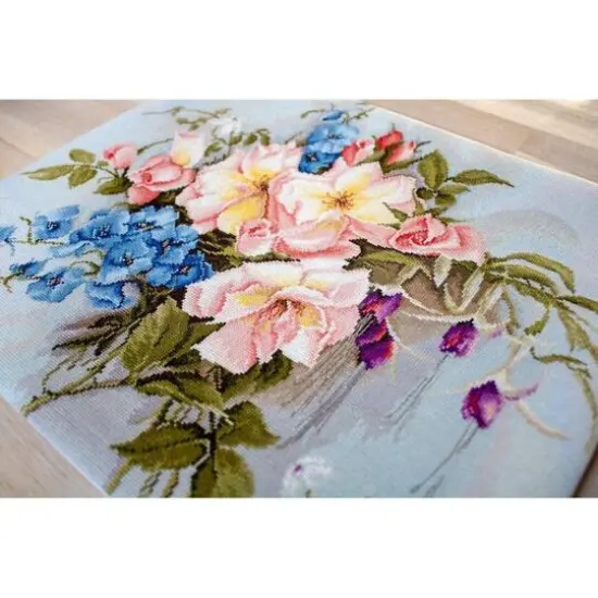 Luca-s Bouquet With Bells Counted Cross Stitch Kit {12}