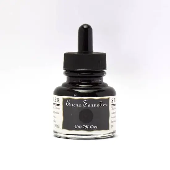 Sennelier Drawing Ink, 30mL Gray {1}