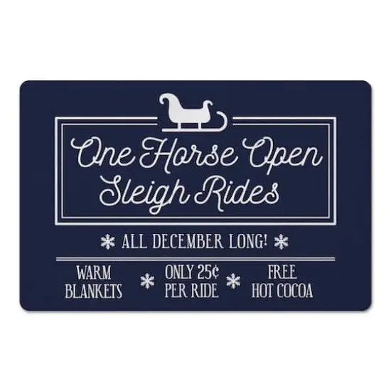 Sleigh Rides 27x18 Floor Mat {1}