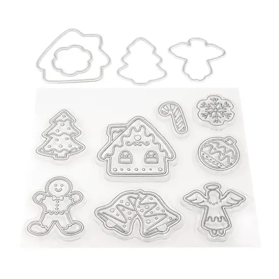Gingerbread Clear Stamp & Die Set by Recollections&trade; {1}
