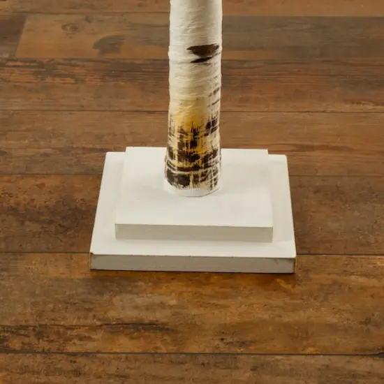 4ft. Pre-Lit Birch Artificial Christmas Tree, Warm White LED Lights {7}