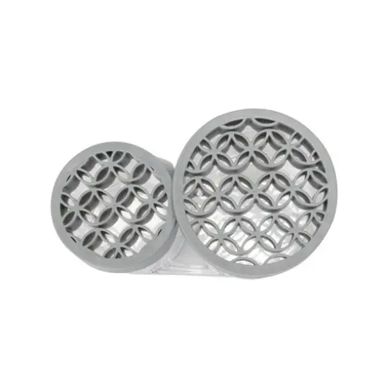 Simplify Gray 2 Compartment Cosmetic Brush Holder {8}