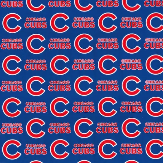MLB Chicago Cubs Cotton Fabric {1}