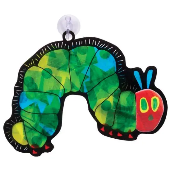 Creativity for Kids® The Very Hungry Caterpillar Sticker Suncatchers {10}