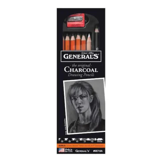 General's&reg; The Original Charcoal Drawing Pencil Set {1}