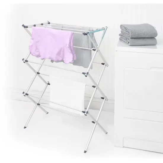 Woolite&reg; Aluminum Drying Rack {3}