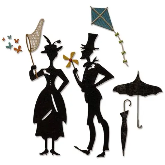 Sizzix&reg; Thinlits&reg; Tim Holtz&reg; The Park Dies {3}