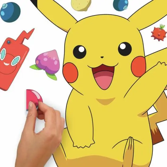 RoomMates Pikachu Peel & Stick Giant Wall Decal {6}