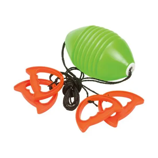 Toysmith&reg; GO!&trade; Zip Ball Zip Line Football {1}