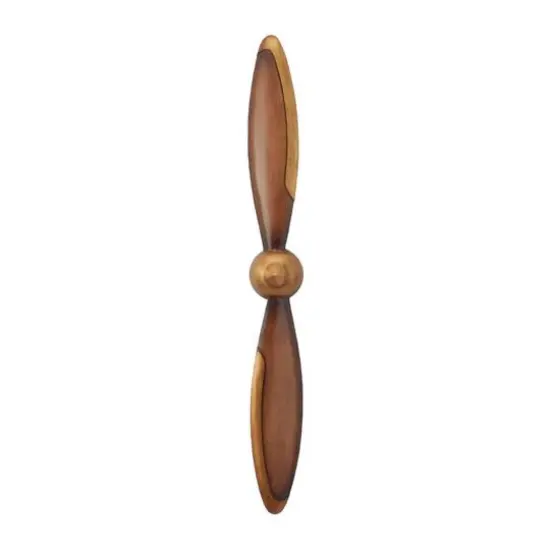 42" Industrial Propeller Wall D&eacute;cor Gold {8}
