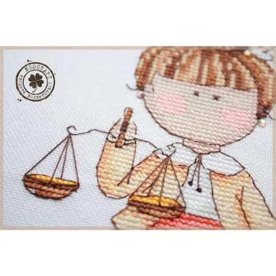 Neocraft Libra Cross Stitch Kit {4}
