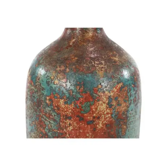 Multicolored Ceramic Rustic Vase {5}