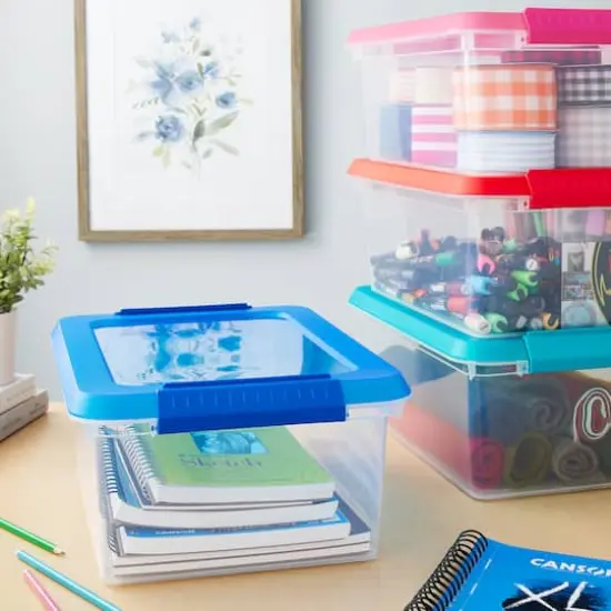 14.5qt. Storage Bins with Lids, 4ct. by Simply Tidy&trade; {3}