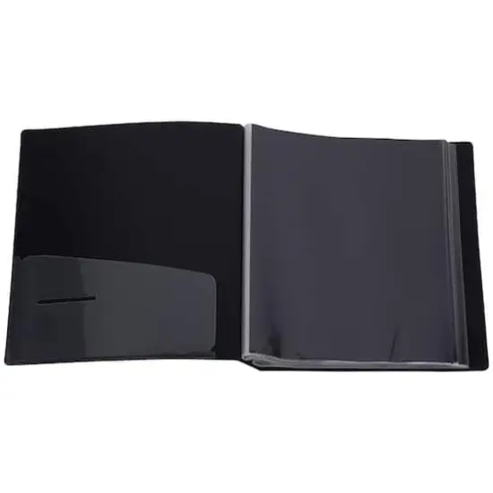 JAM Paper Black Letter Size Display Book with 48 Pages {3}