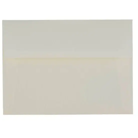 JAM Paper A7 Strathmore Invitation Envelopes, 50ct. Natural White Laid {1}