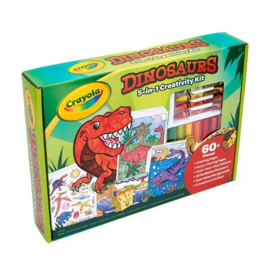 Crayola&reg; Dinosaur 5-in-1 Creativity Kit {6}