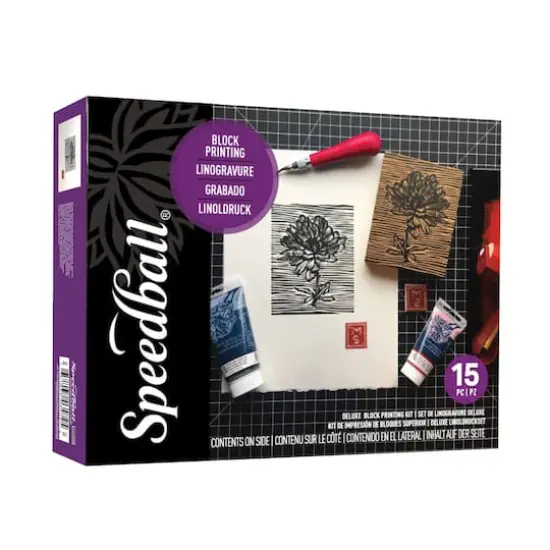 Speedball&reg; Deluxe Block Printing Kit {1}