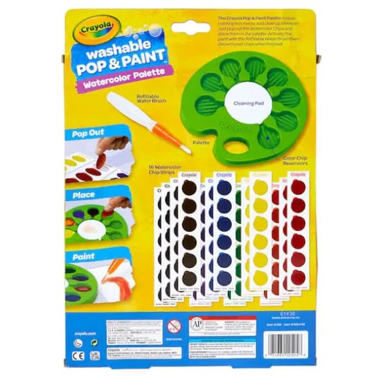 Crayola&reg; Pop & Paint Washable Watercolor Palette {5}