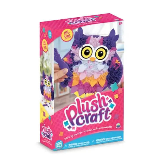 PlushCraft&trade; Wise Pal Fabric by Number Kit {1}